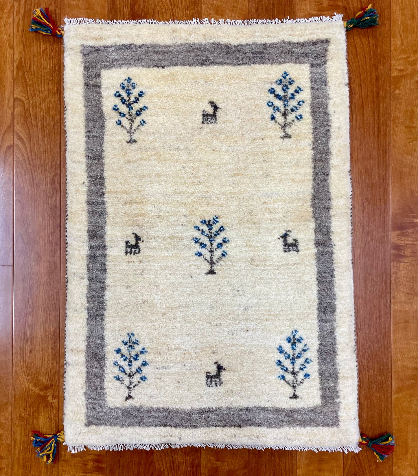 【オンライン限定】ギャッベ 90cm x 63cm RJ14097