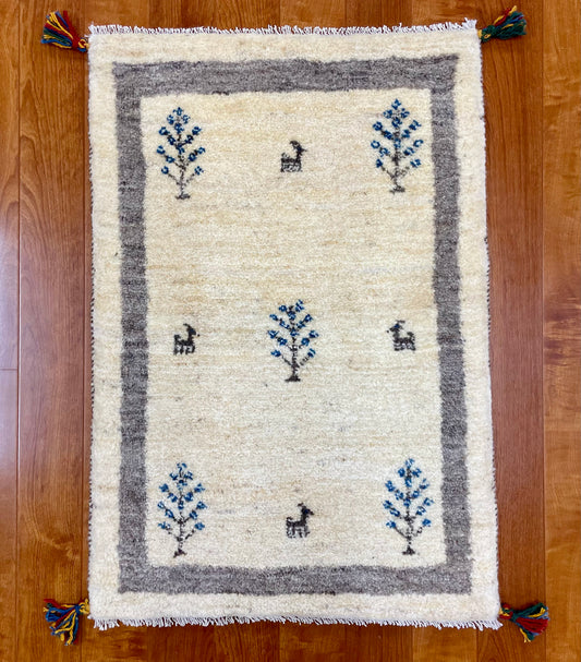 【オンライン限定】ギャッベ 90cm x 63cm RJ14097