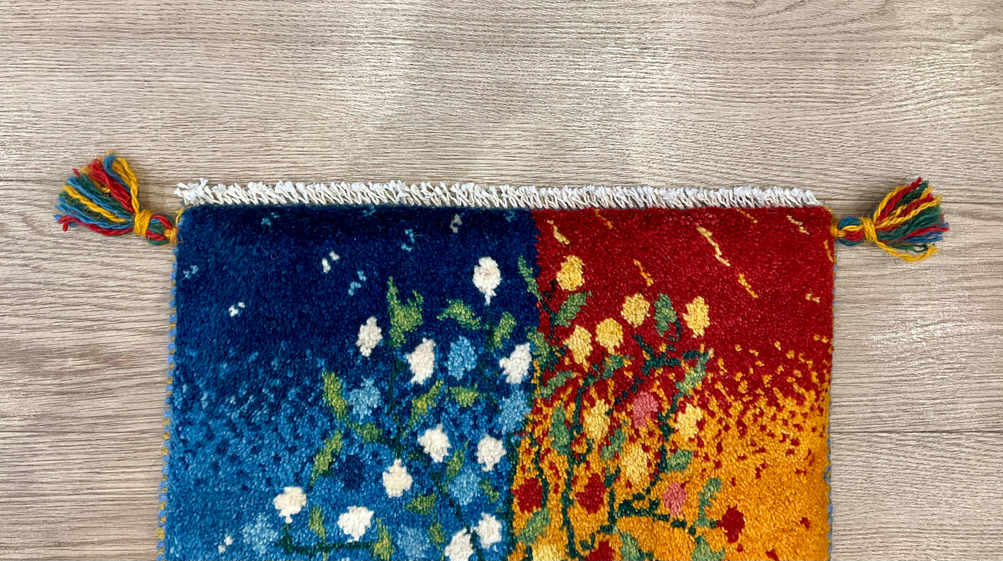 ギャッベ 42cm x 41cm T6760