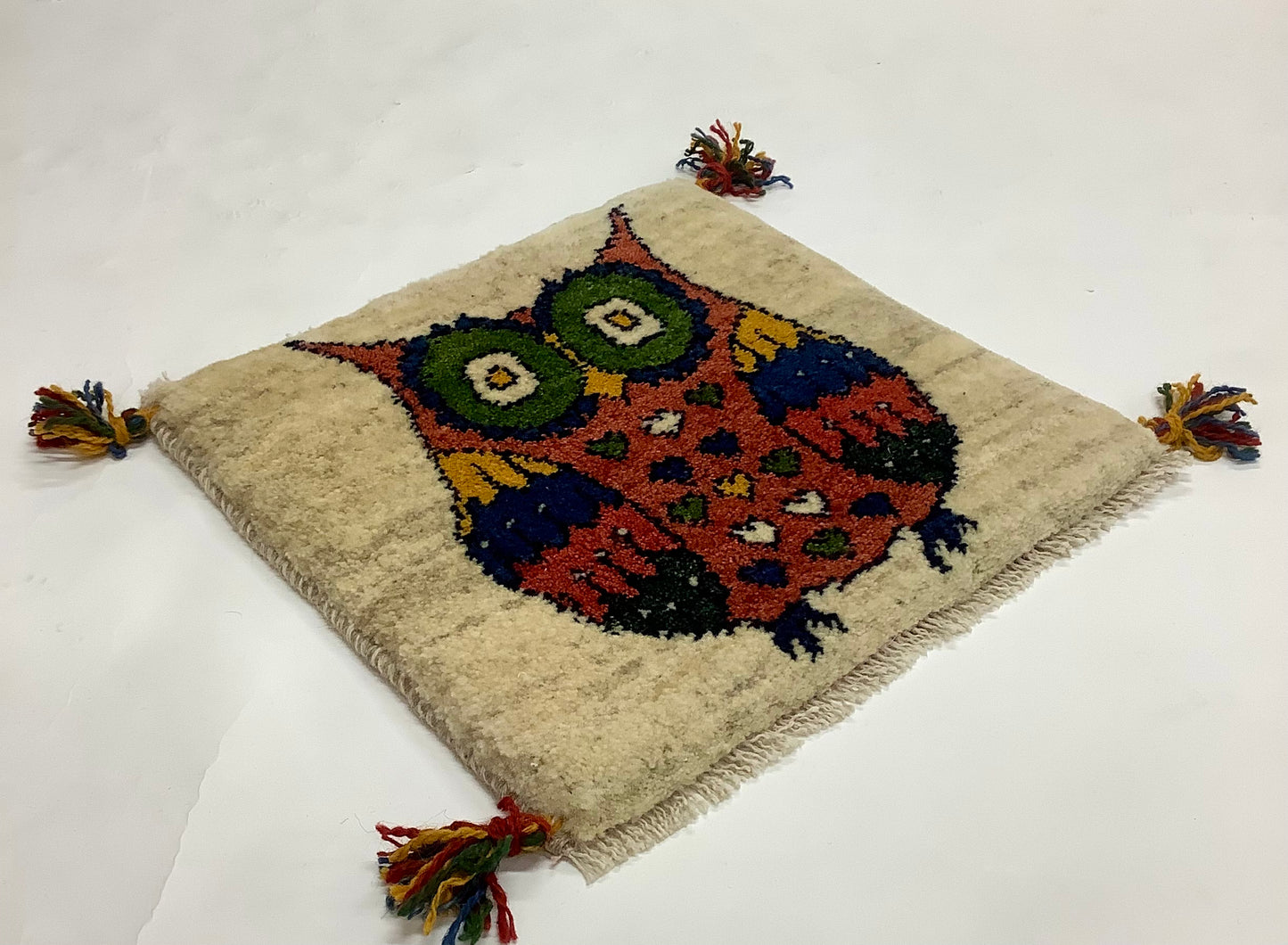 ギャッベ 42cm x 42cm T4862