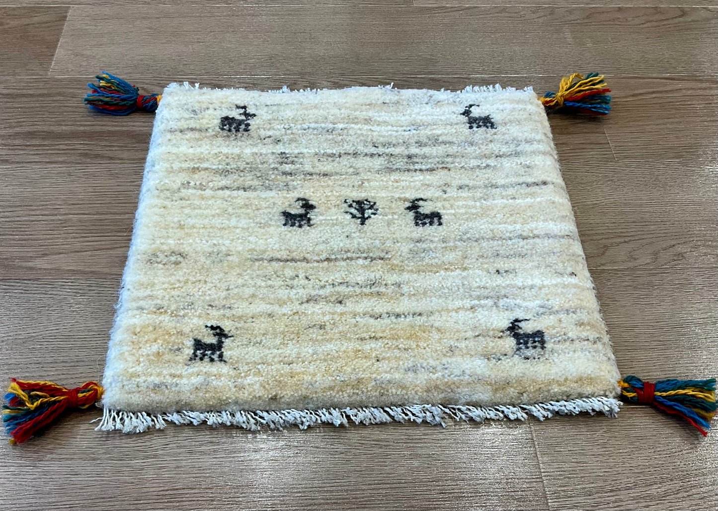 ギャッベ 42cm x 40cm T2130