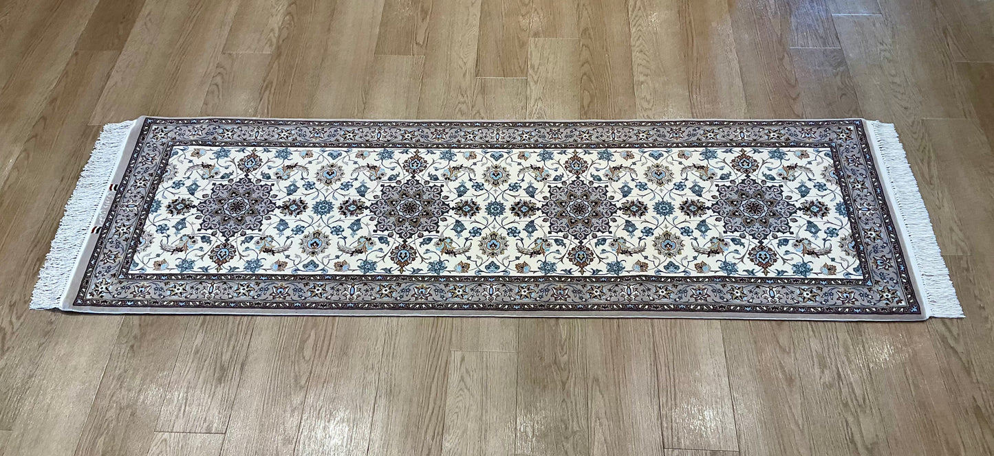 イスファハン ダーバリ工房 203cm x 64cm B6868