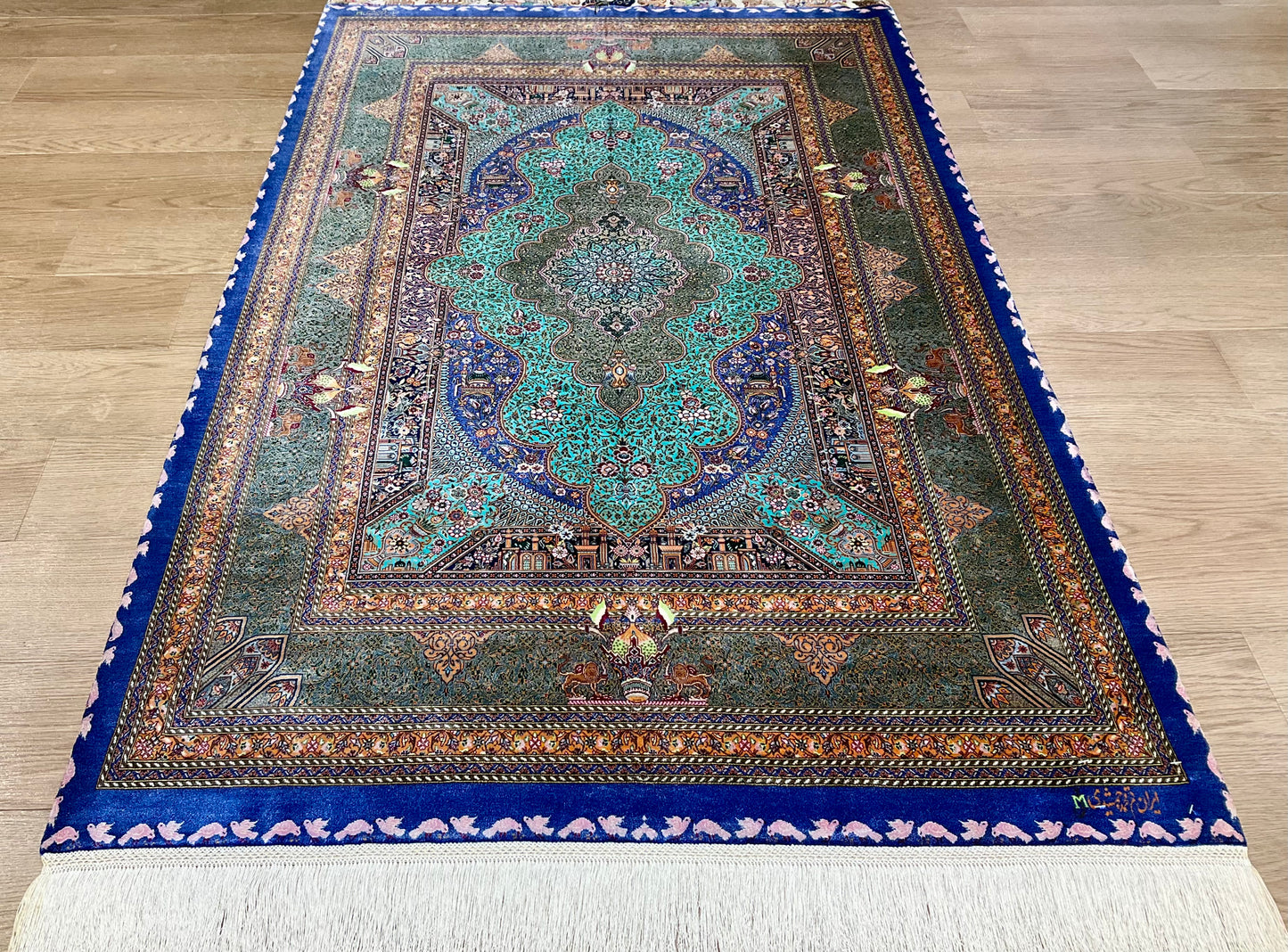クム ジャムシーディ工房 160cm x 102cm JM248