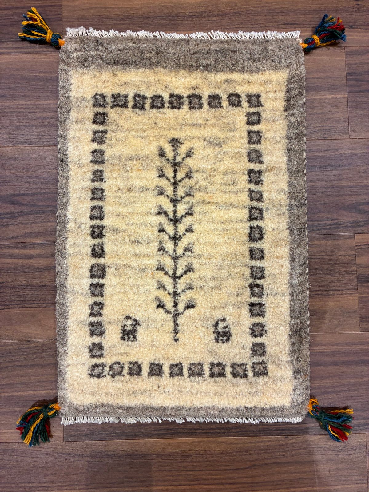 【千葉店】ギャッベ 58cm x 38cm NN20293
