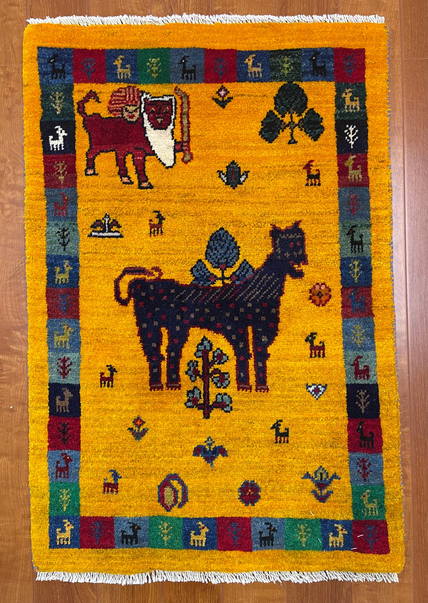 【オンライン限定】ギャッベ アマレバフト 90cm x 60cm RJ17072