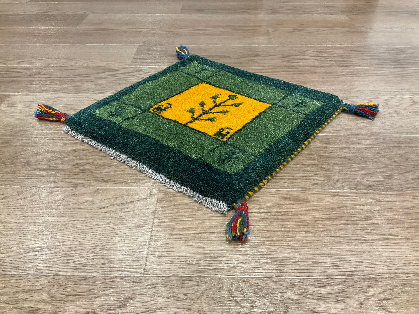 ギャッベ 40cm x 40cm T1672