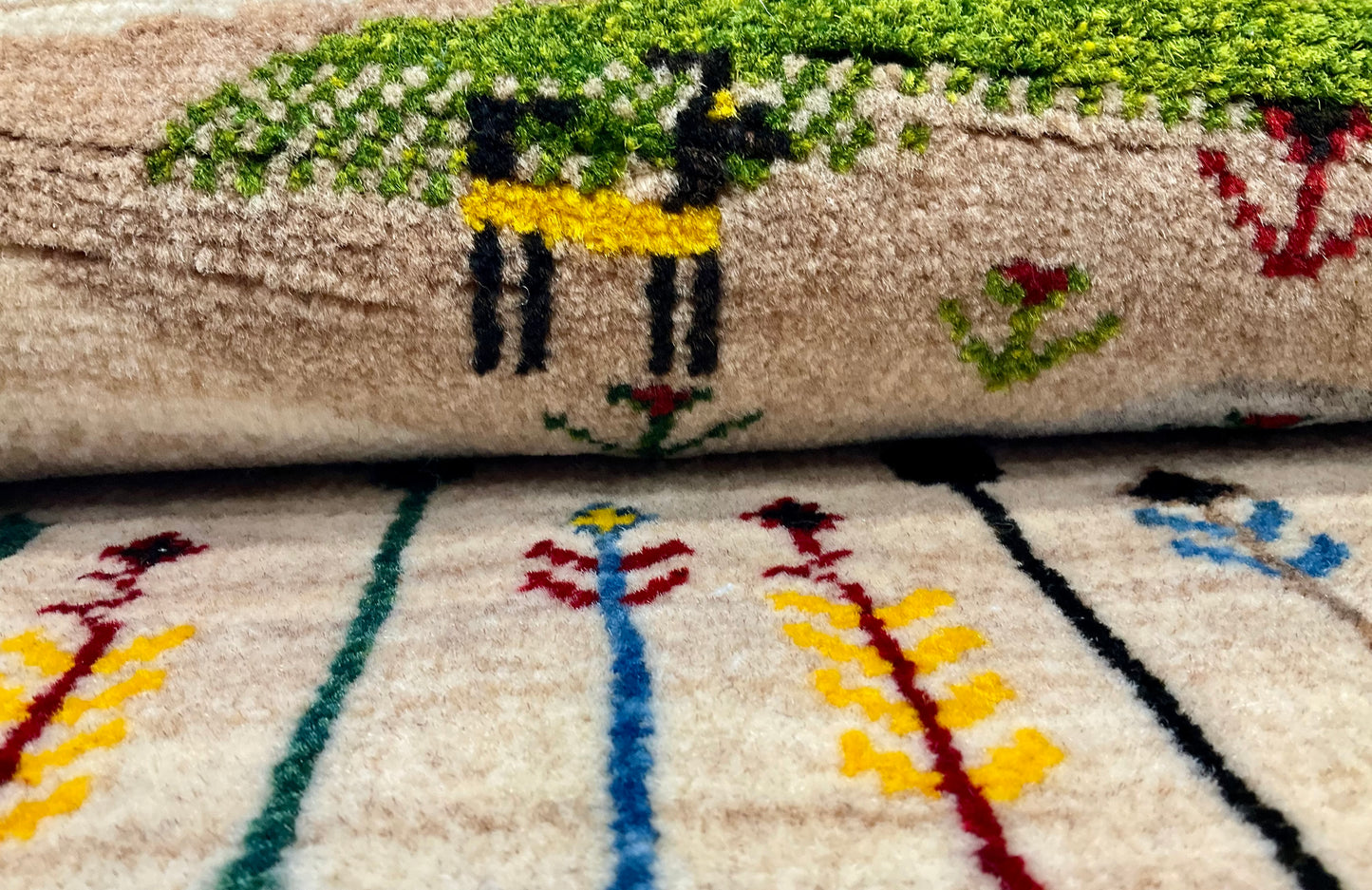 ギャッベ アマレバフト Φ100cm RJ7938