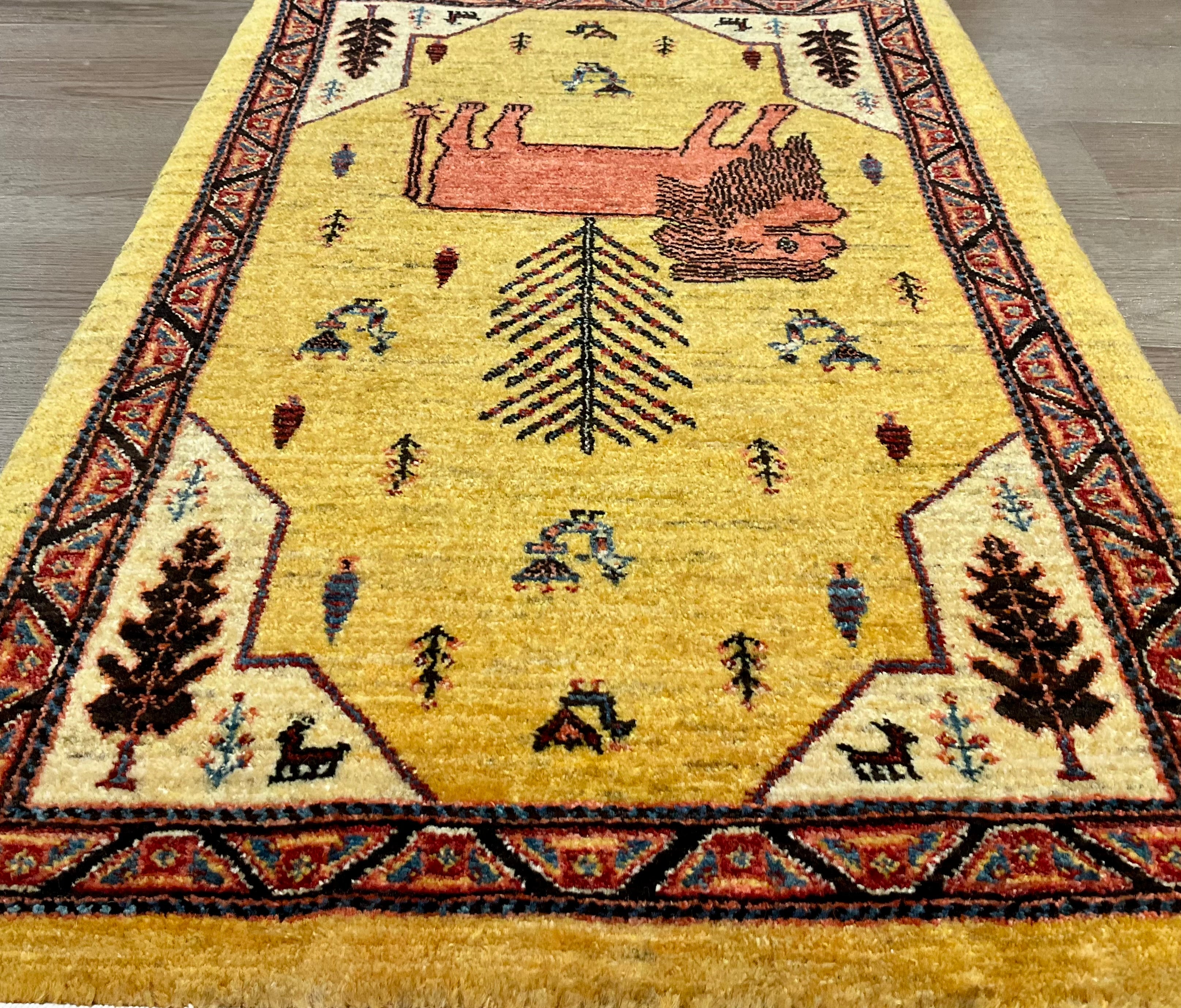 カシュクリギャッベ 97cm x61cm RJ16093 – ペルシャ絨毯専門店