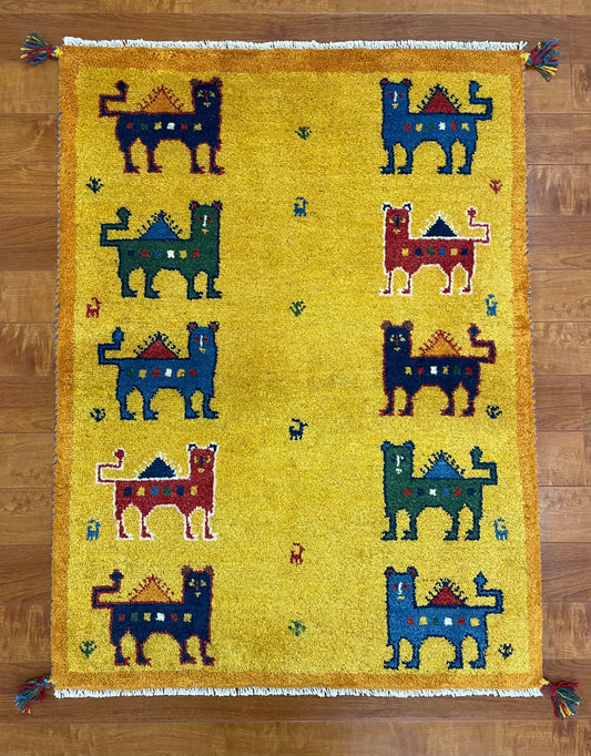 【オンライン限定】ギャッベ 120cm x 88cm RJ14796