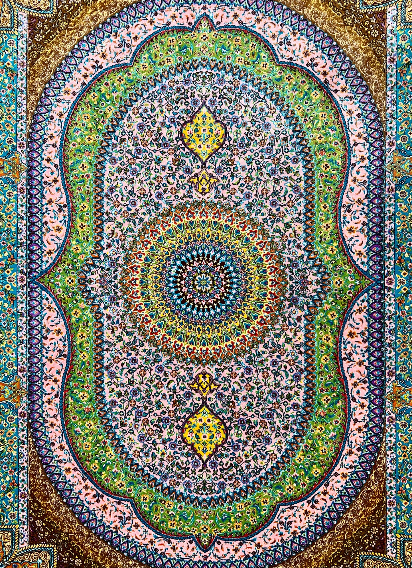 ペルシャンシルク 120cm x 80cm PS11797