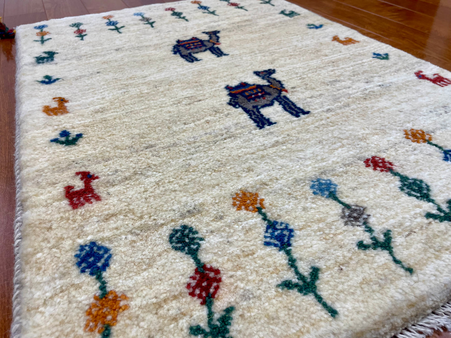 【オンライン限定】ギャッベ 90cm x 63cm RJ14182