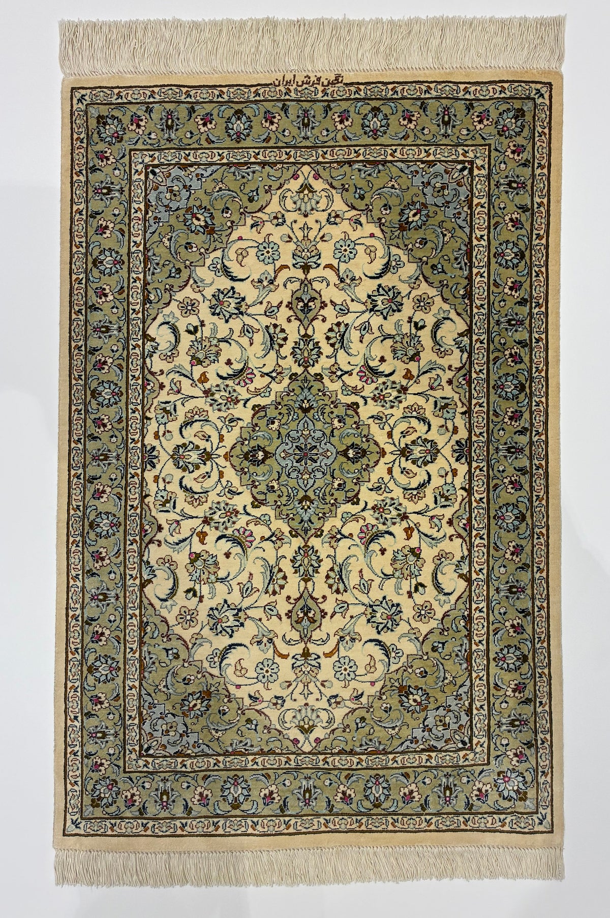 【千葉店】カシャーンシルク ネギン工房 90cm x 60cm PS13766