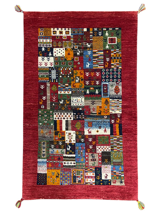 【オンライン限定】カシュクリギャッベ 130cm x 80cm BT5144