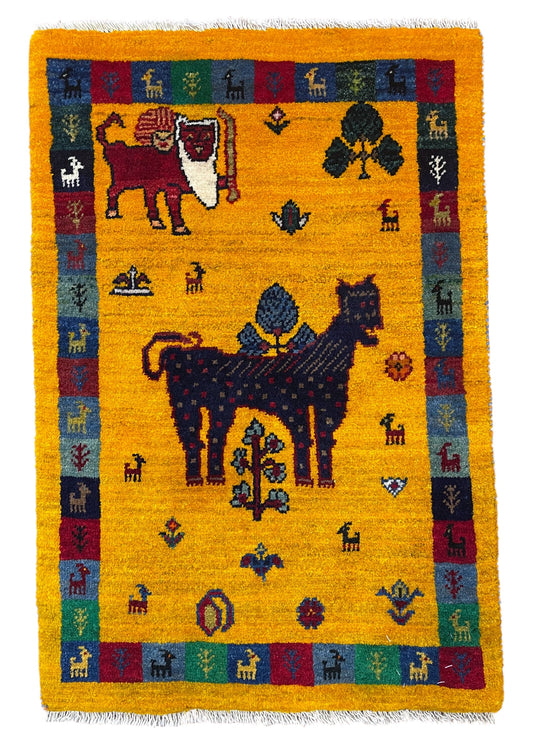 【オンライン限定】ギャッベ アマレバフト 90cm x 60cm RJ17072