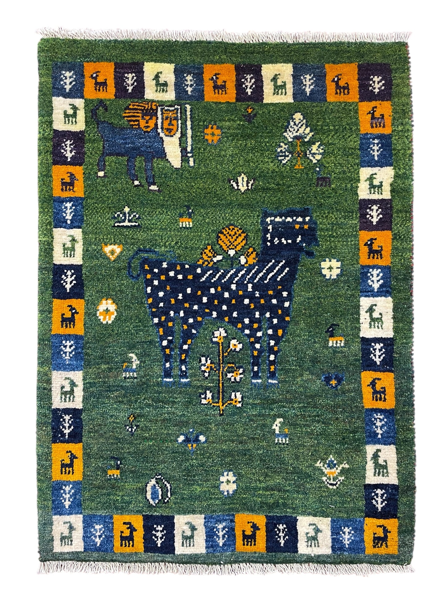 【オンライン限定】ギャッベ アマレバフト 90cm x 63cm RJ17074