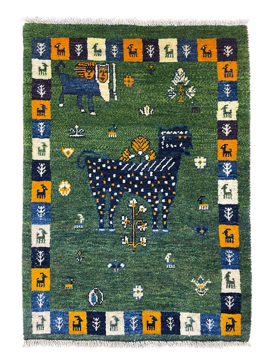 【オンライン限定】ギャッベ アマレバフト 90cm x 63cm RJ17074