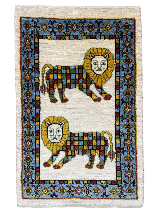 【オンライン限定】カシュクリギャッベ 96cm x 61cm RJ17296