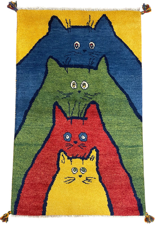 【オンライン限定】ギャッベ 128cm x 83cm RJ13072