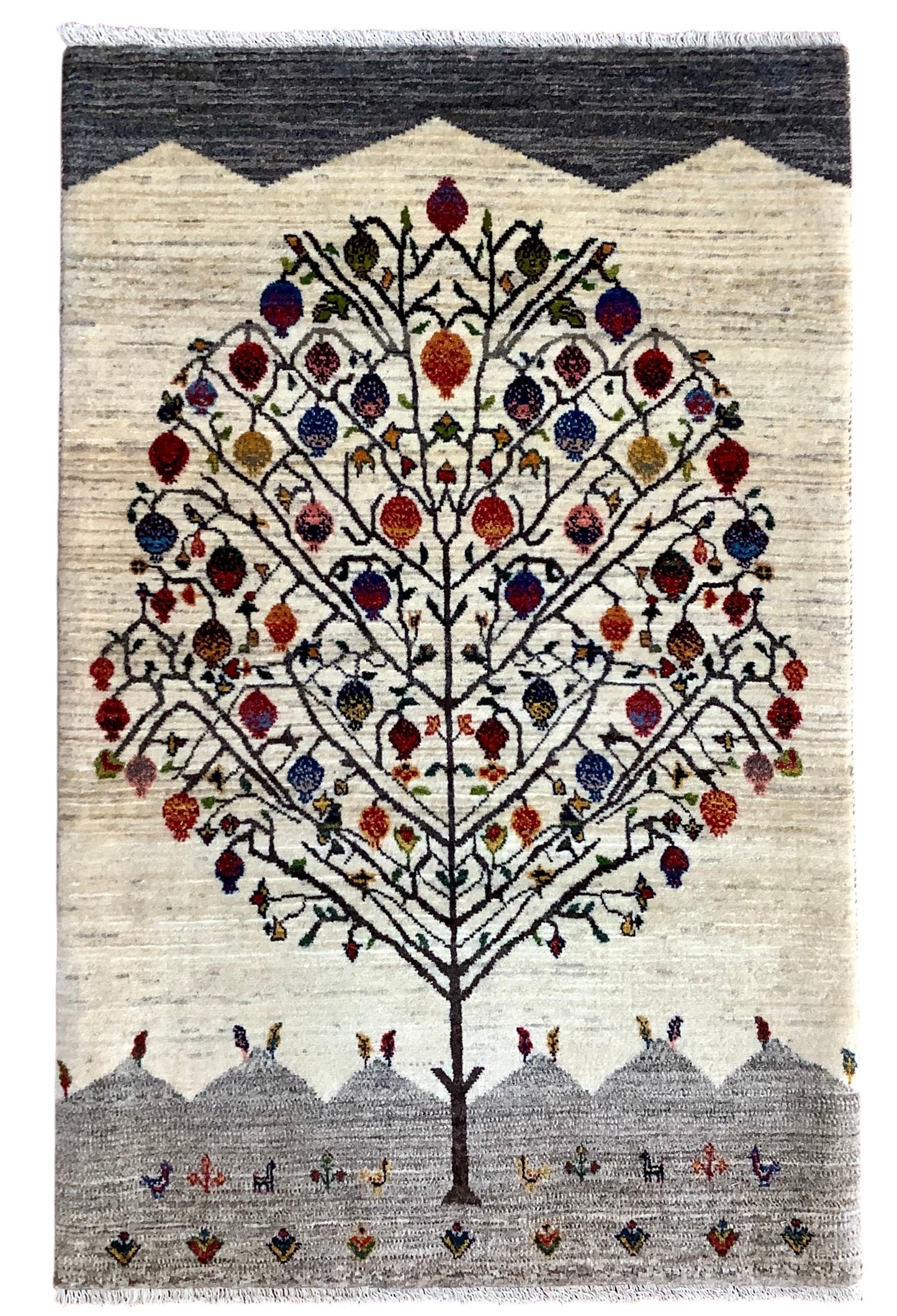 【オンライン限定】カシュクリギャッベ  130cm x 84cm RJ10216