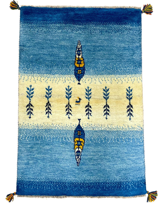 【オンライン限定】ギャッベ 120cm x 83cm RJ7122