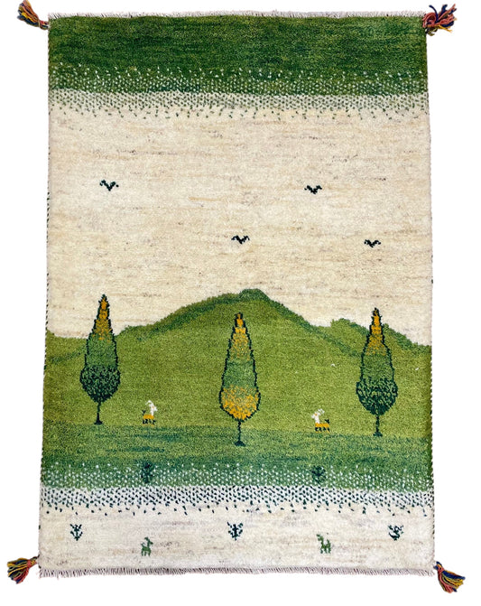 【オンライン限定】ギャッベ 123cm x 87cm RJ7170