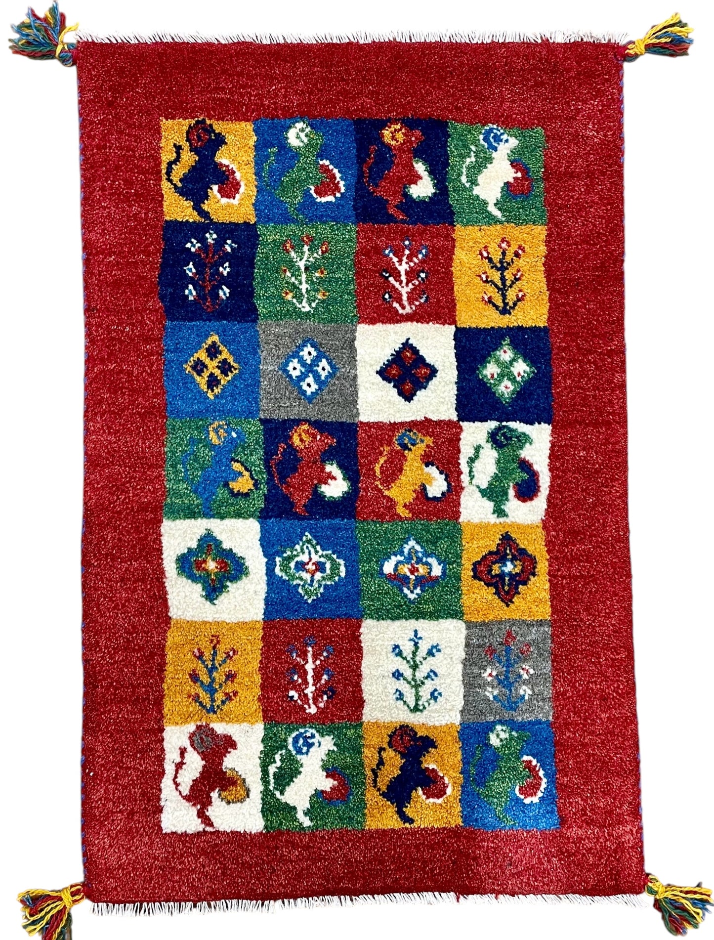 【オンライン限定】ギャッベ 90cm x 58cm RJ12385
