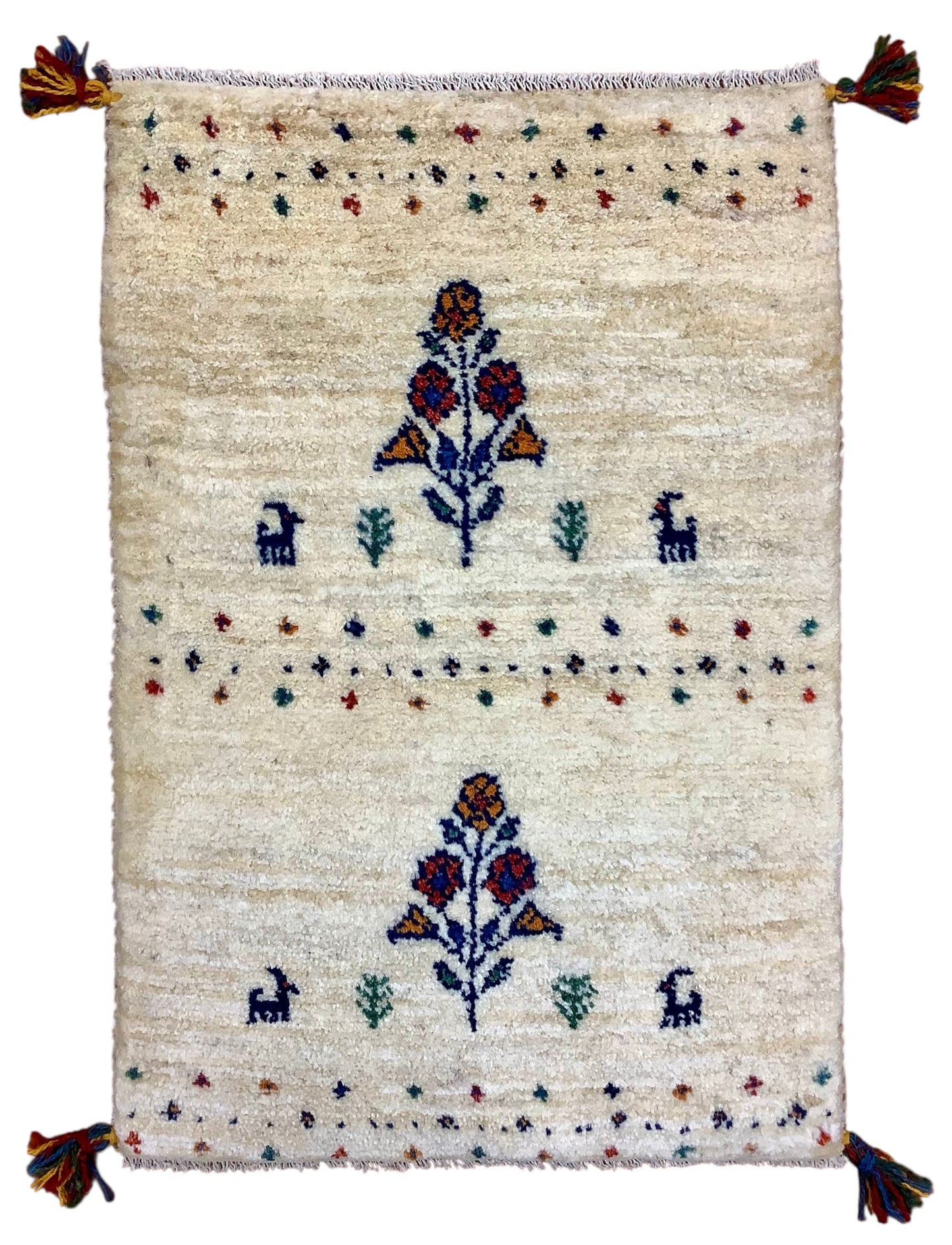 【オンライン限定】ギャッベ 85cm x 58cm RJ14220
