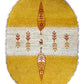 【オンライン限定】ギャッベ 87cm x 62cm (楕円形) RJ12349