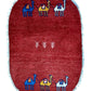 【オンライン限定】ギャッベ 97cm x 63cm (楕円形) RJ12548