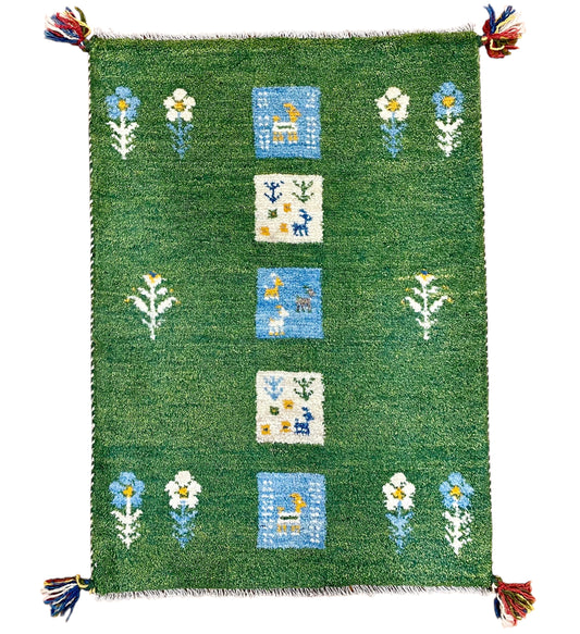 【オンライン限定】ギャッベ 88cm x 62cm RJ1624