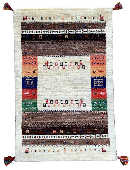【オンライン限定】カシュクリギャッベ 100cm x 65cm RJ7667