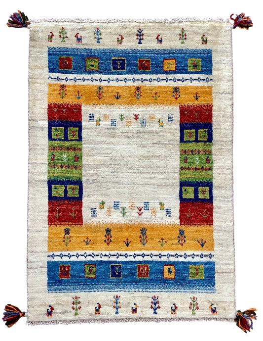 【オンライン限定】カシュクリギャッベ 92cm x 63cm RJ6610