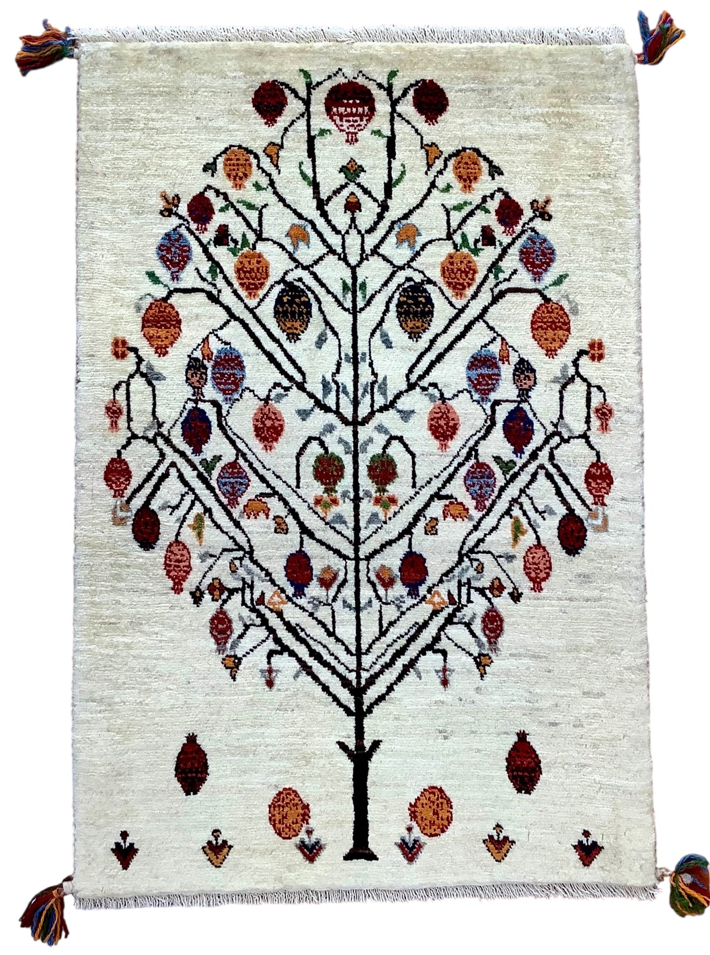 【オンライン限定】カシュクリギャッベ 94cm x 64cm RJ7670