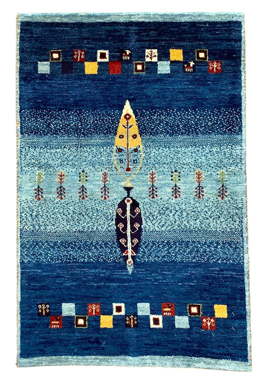 【オンライン限定】カシュクリギャッベ 98cm x 65cm RJ10936