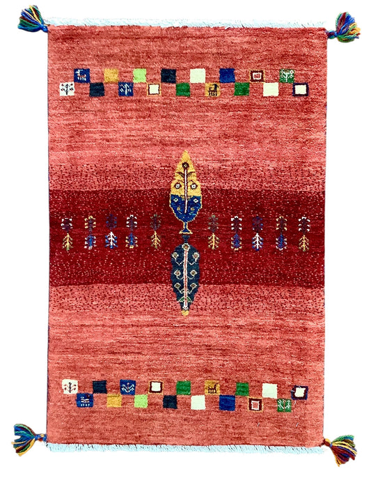 【オンライン限定】カシュクリギャッベ 92cm x 60cm RJ9092