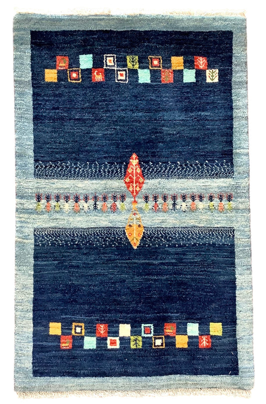 【オンライン限定】カシュクリギャッベ 100cm x 64cm RJ10225
