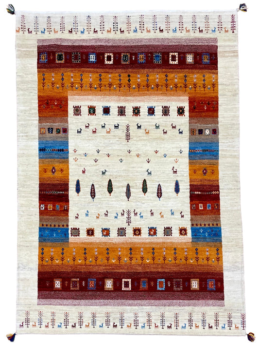 【オンライン限定】カシュクリギャッベ 220cm x 150cm BT11463