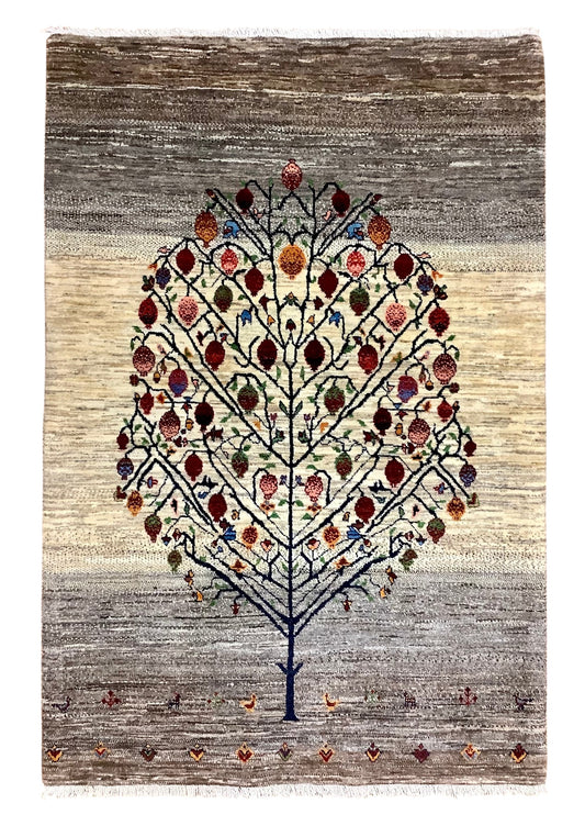 【オンライン限定】カシュクリギャッベ  155cm x 104cm RJ10215