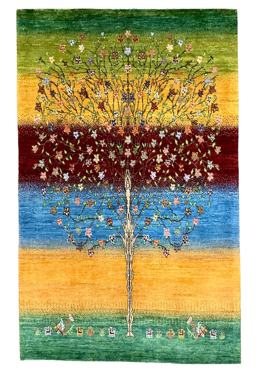 【オンライン限定】カシュクリギャッベ  156cm x 98cm RJ11027