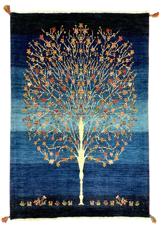 【オンライン限定】カシュクリギャッベ  158cm x 108cm RJ9084