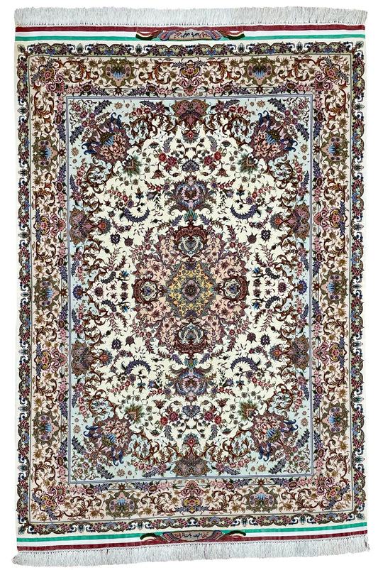 【オンライン限定】タブリーズ  バーゲル・ハシェムザーデ工房 210cm x 152cm TS14796