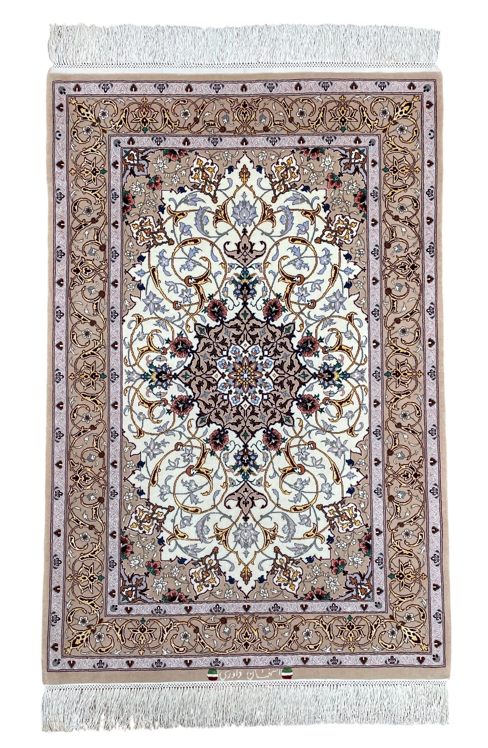 ペルシャ絨毯　イスファハン　エスファーハン　230×155　　ENTESHARI イスファハン – ペルシャ絨毯専門店 ペルシャンパトリス