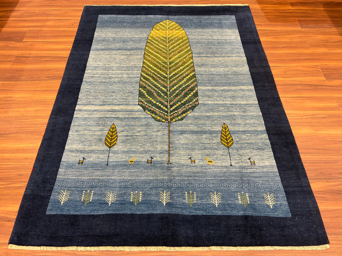 【千葉店】カシュクリギャッベ  207cm x 153cm RJ14430