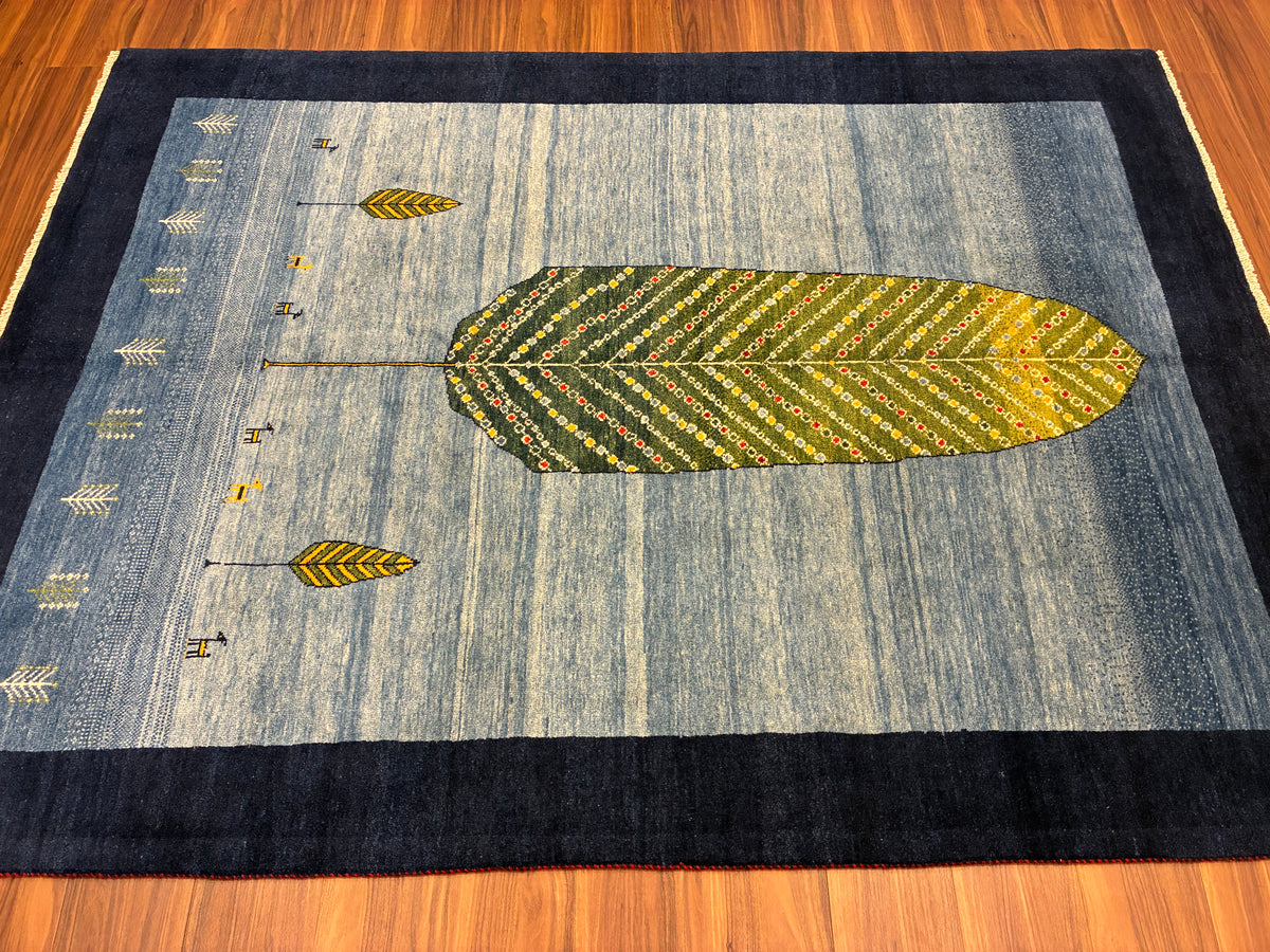 【千葉店】カシュクリギャッベ  207cm x 153cm RJ14430