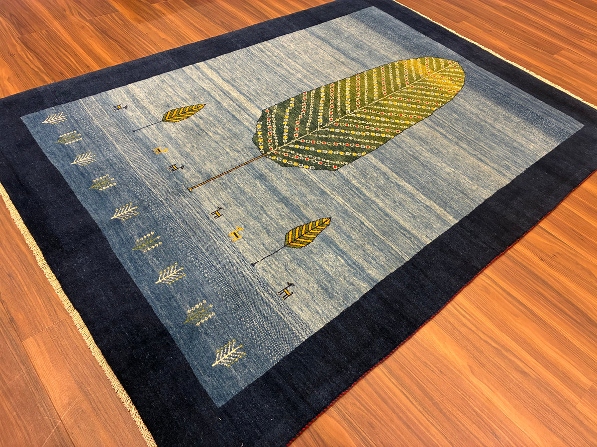 【千葉店】カシュクリギャッベ  207cm x 153cm RJ14430