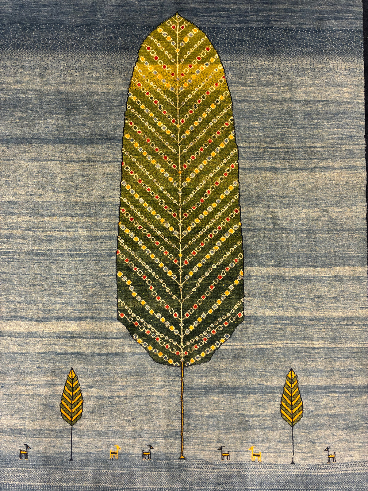 【千葉店】カシュクリギャッベ  207cm x 153cm RJ14430