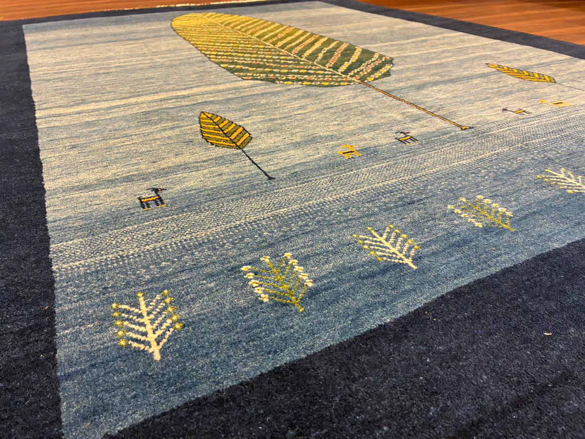 【千葉店】カシュクリギャッベ  207cm x 153cm RJ14430