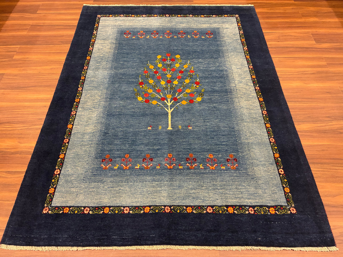 【千葉店】カシュクリギャッベ  203cm x 153cm RJ14423