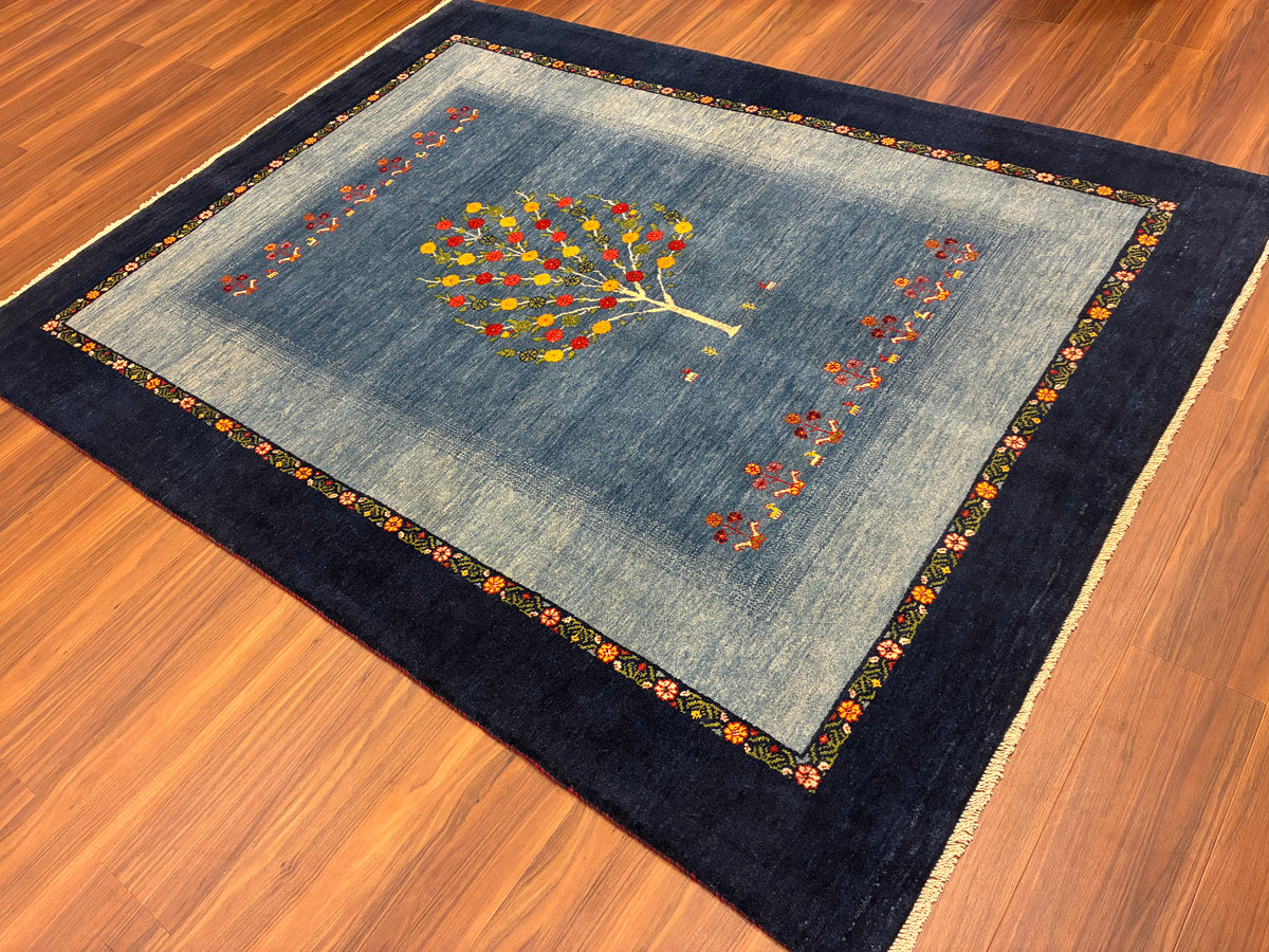 【千葉店】カシュクリギャッベ  203cm x 153cm RJ14423