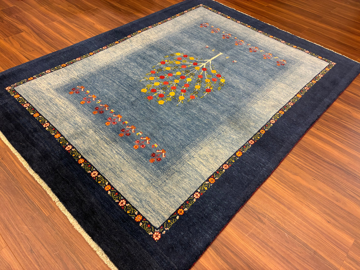 【千葉店】カシュクリギャッベ  203cm x 153cm RJ14423